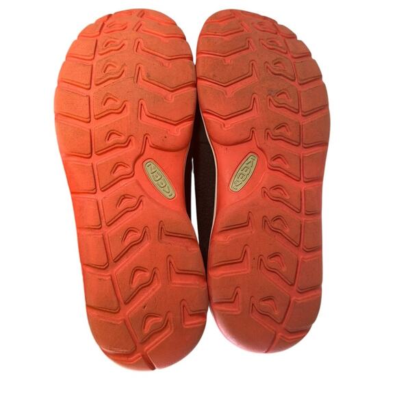 Keen Women’s Kanga Lace Up Shoes Size 8.5 Outdoor Charcoal Coral Lightweight - Picture 3 of 8
